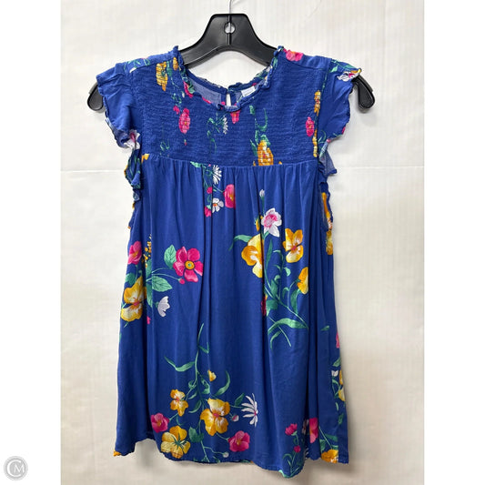 Top Sleeveless By Old Navy In Blue, Size: M