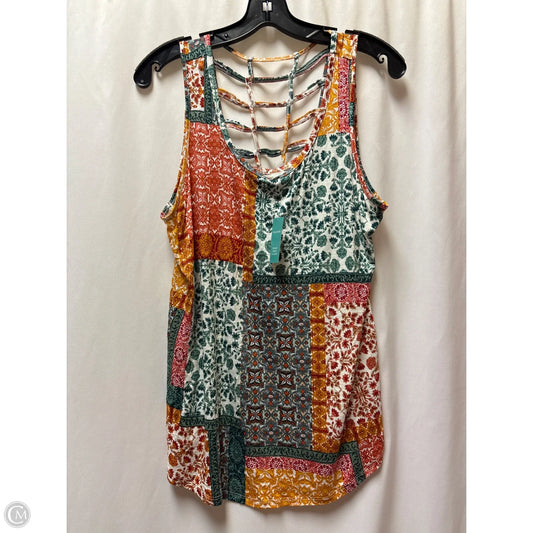 Top Sleeveless By Maurices In Green, Size: L
