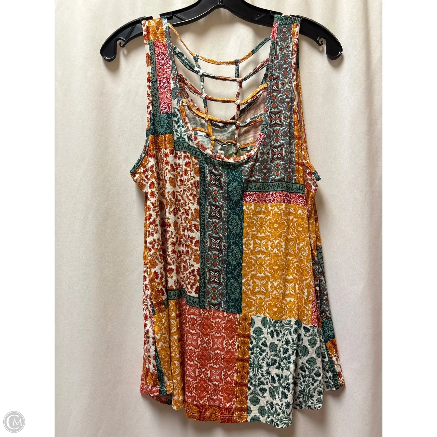 Top Sleeveless By Maurices In Green, Size: L