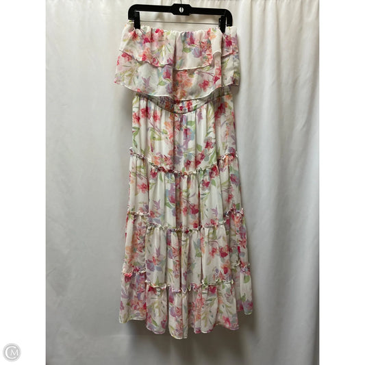 Dress Casual Maxi By 1.state In Floral Print, Size: M