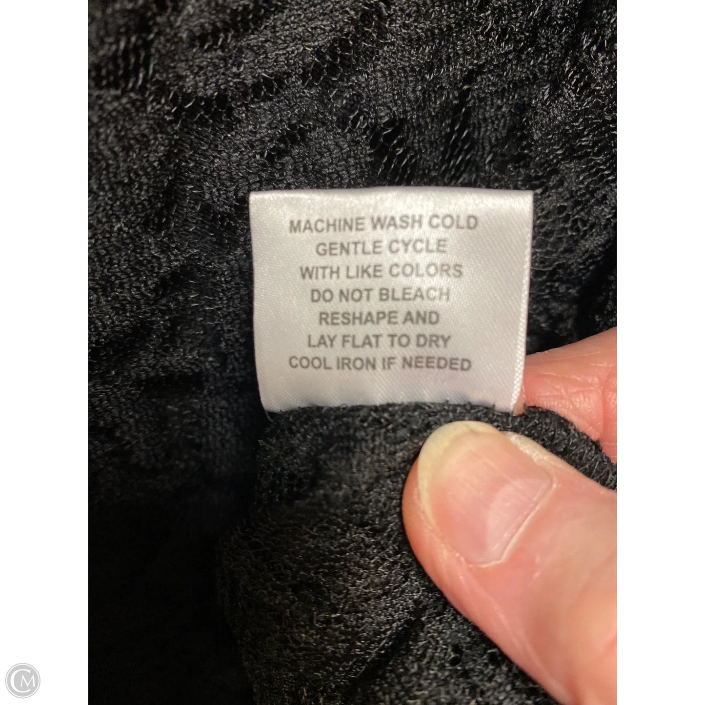 Cardigan By Clothes Mentor In Black, Size: 1x