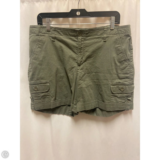 Shorts By Gloria Vanderbilt In Green, Size: 14