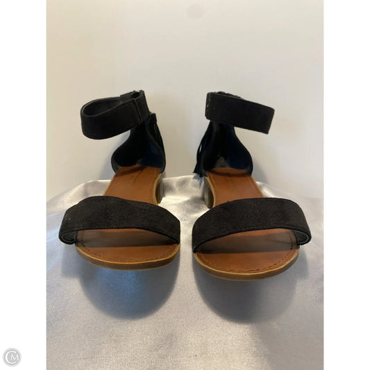 Sandals Heels Block By Rock And Candy In Black, Size: 7.5