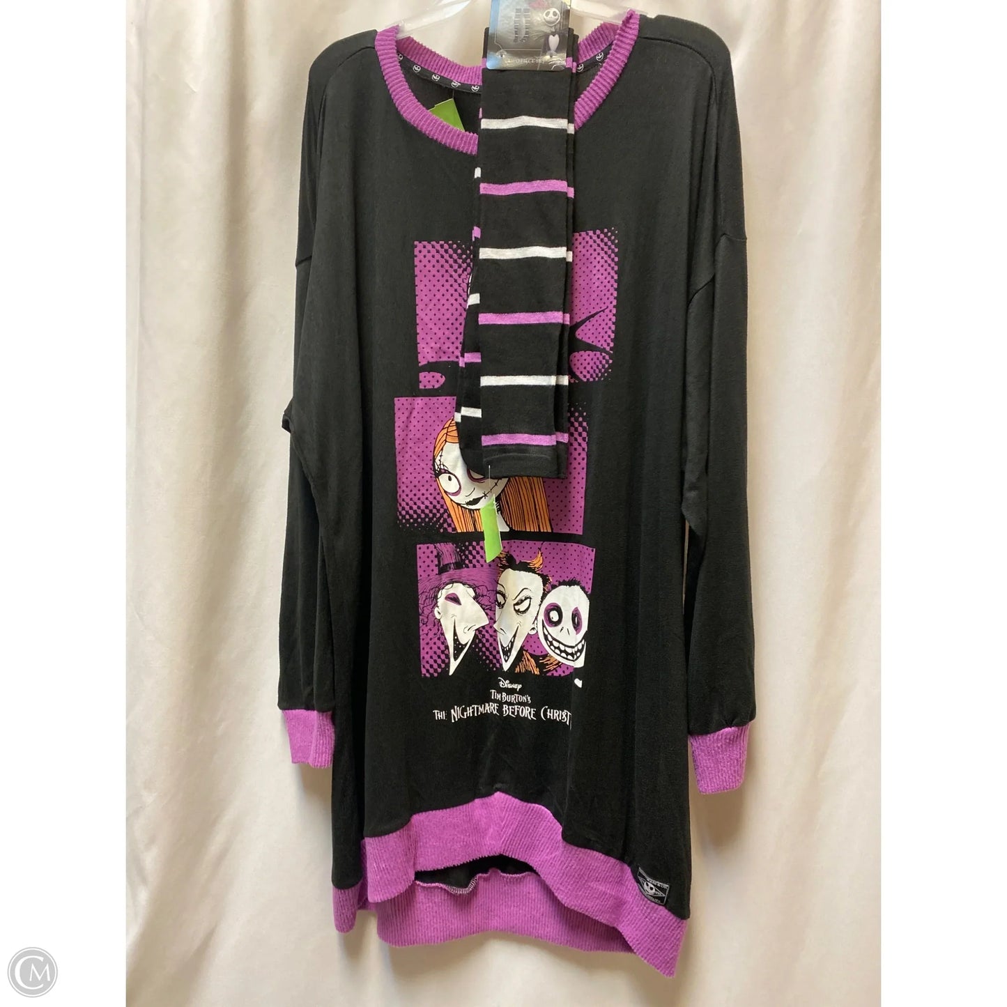 Pajamas 2pc By Disney Store In Black, Size: Xl