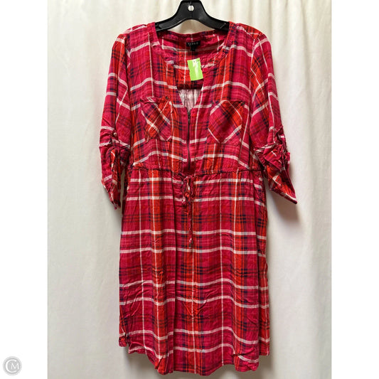 Dress Casual Midi By Torrid In Pink, Size: 1x