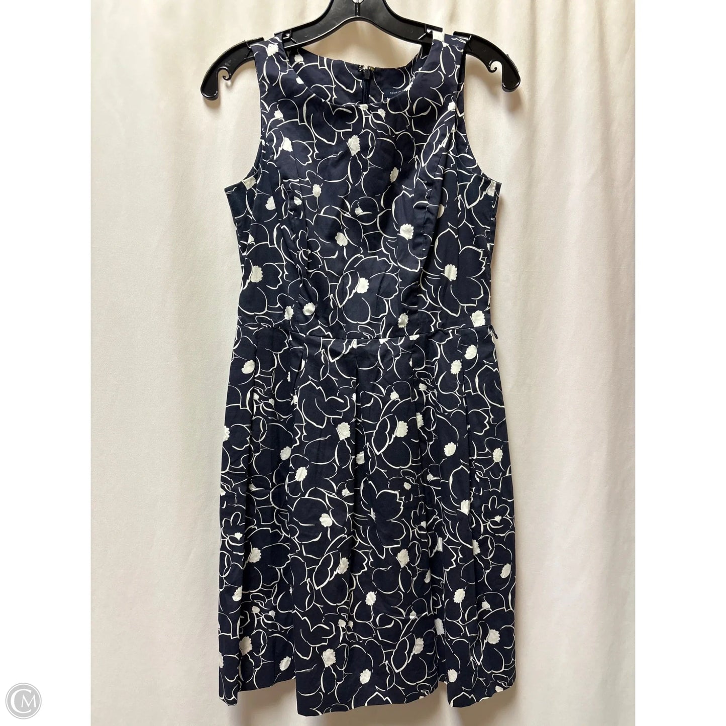 Dress Casual Midi By Tommy Hilfiger In Navy, Size: Xs