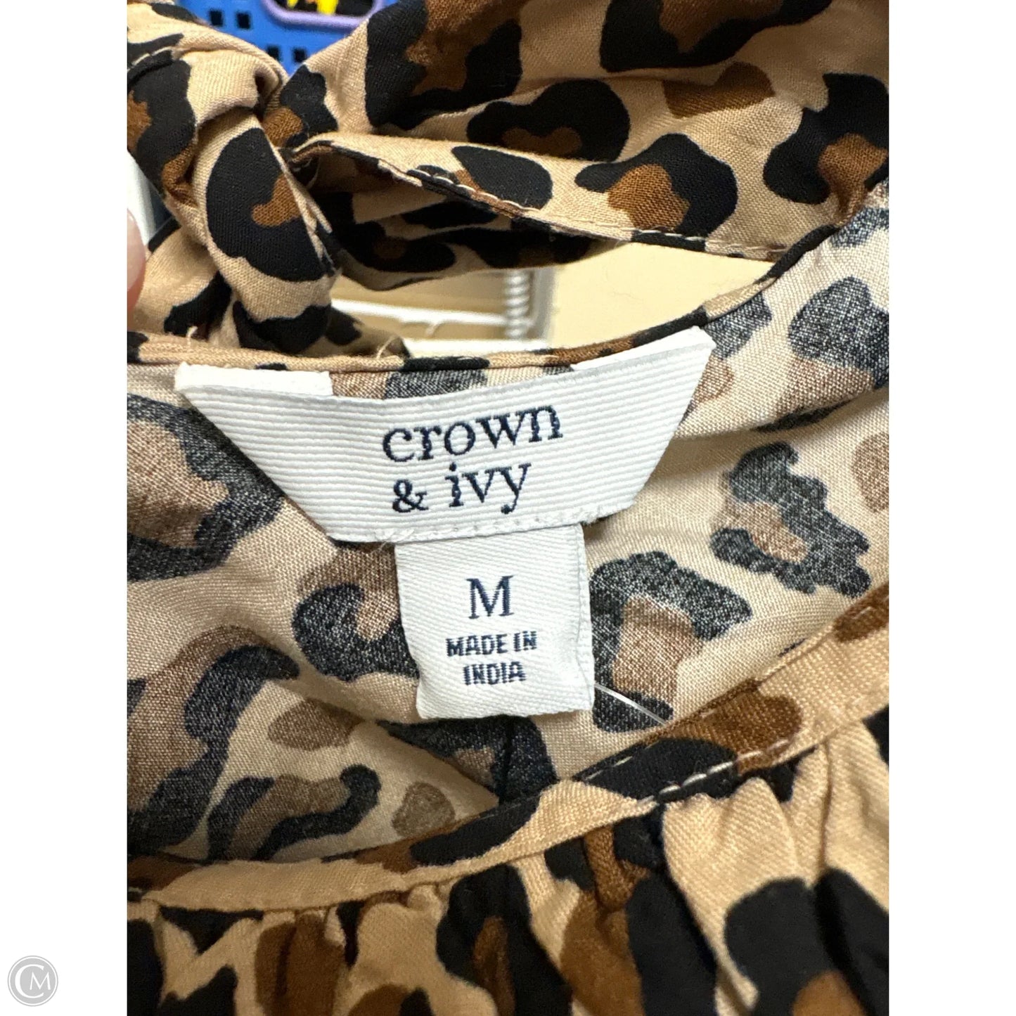 Dress Casual Midi By Crown And Ivy In Animal Print, Size: M