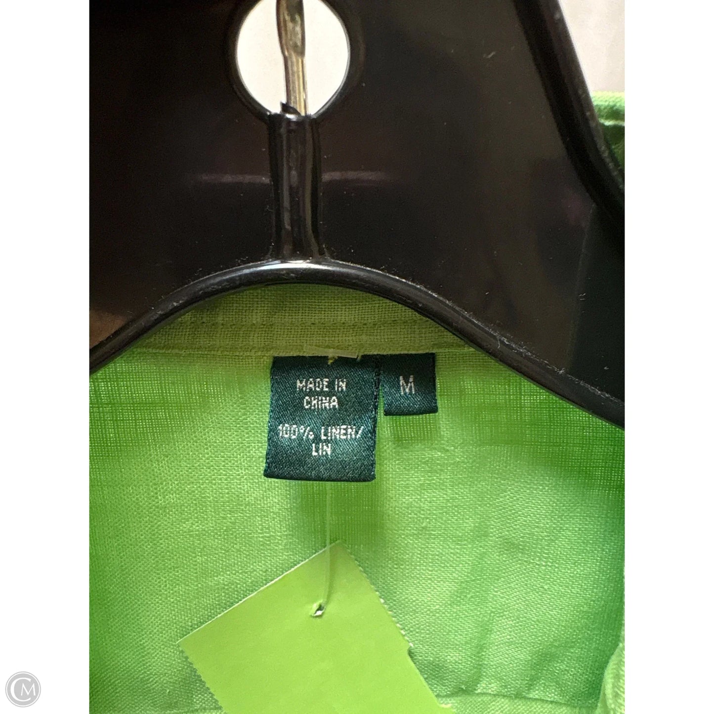Top Long Sleeve By Ralph Lauren In Green, Size: M