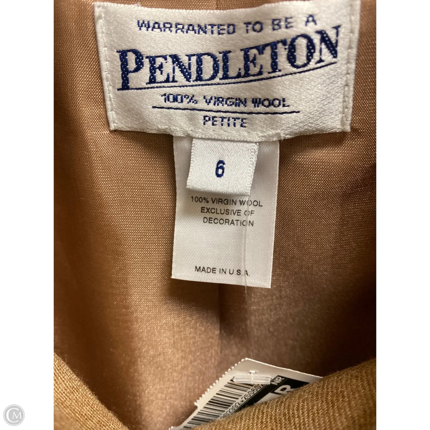 Pants Suit 2pc By Pendleton In Brown, Size: S