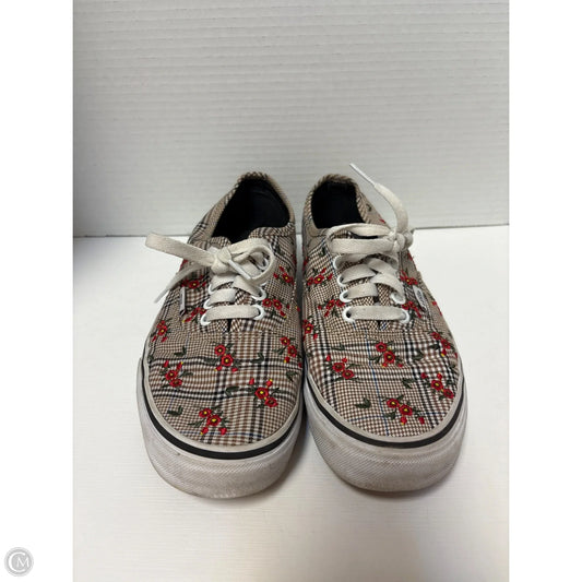 Shoes Sneakers By Vans In Red, Size: 8.5