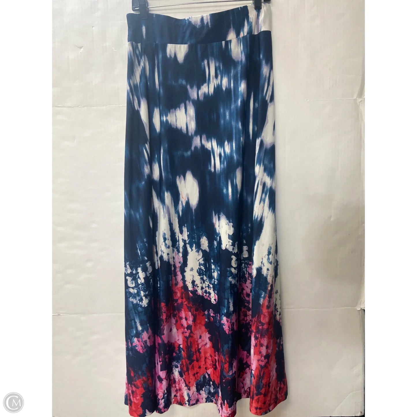 Skirt Maxi By Valerie Stevens In Blue, Size: M