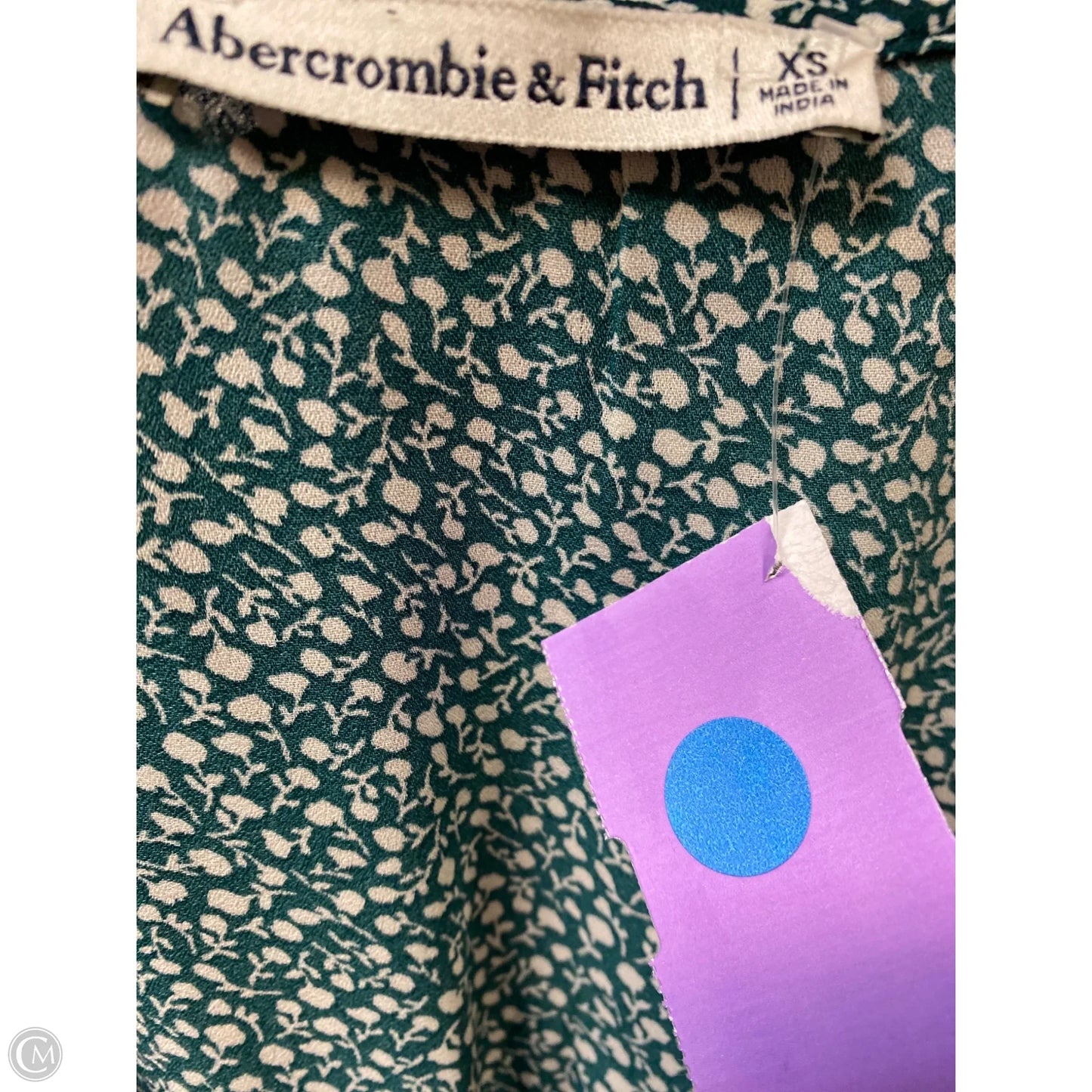 Top Long Sleeve By Abercrombie And Fitch In Green, Size: Xs