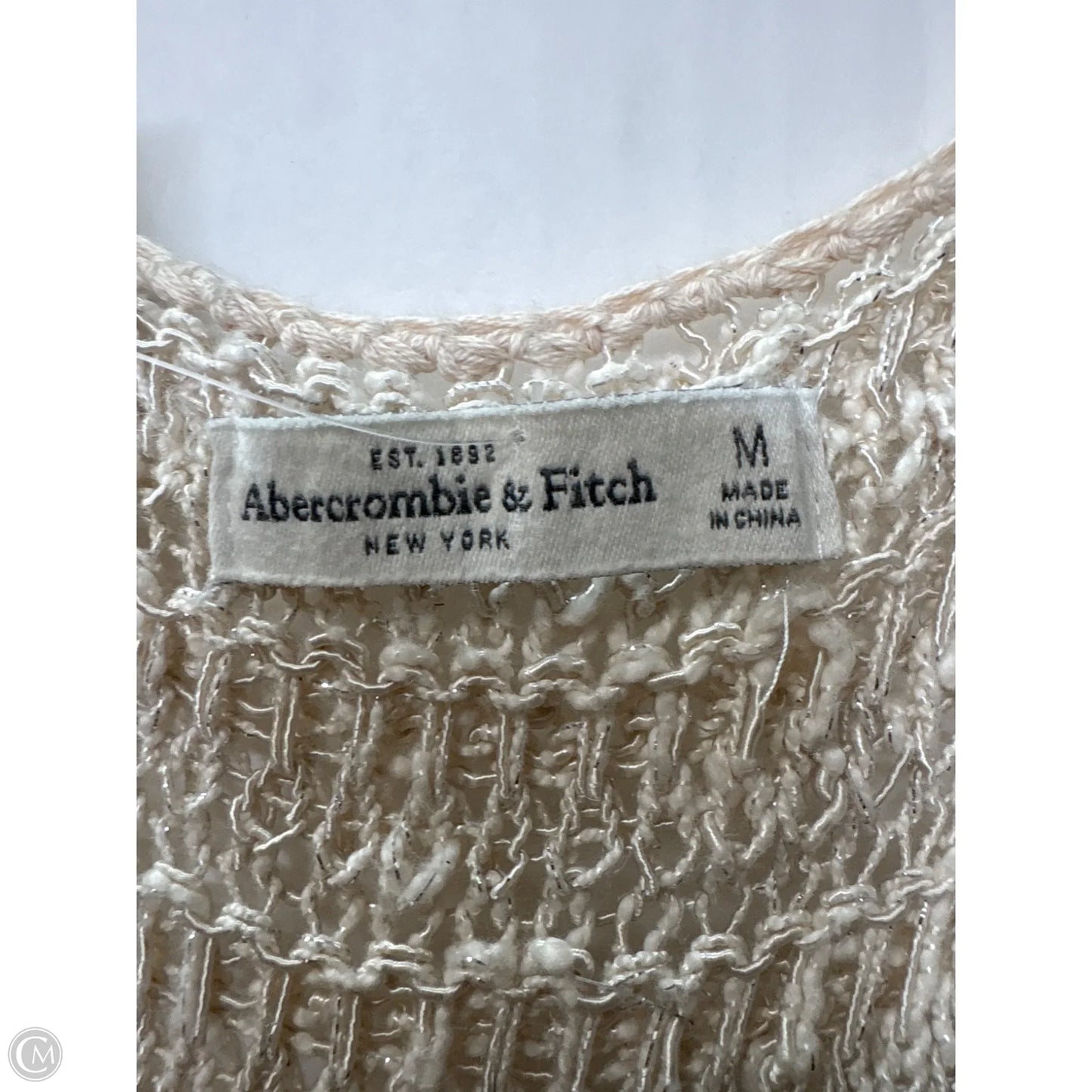 Top Sleeveless By Abercrombie And Fitch In Tan, Size: M