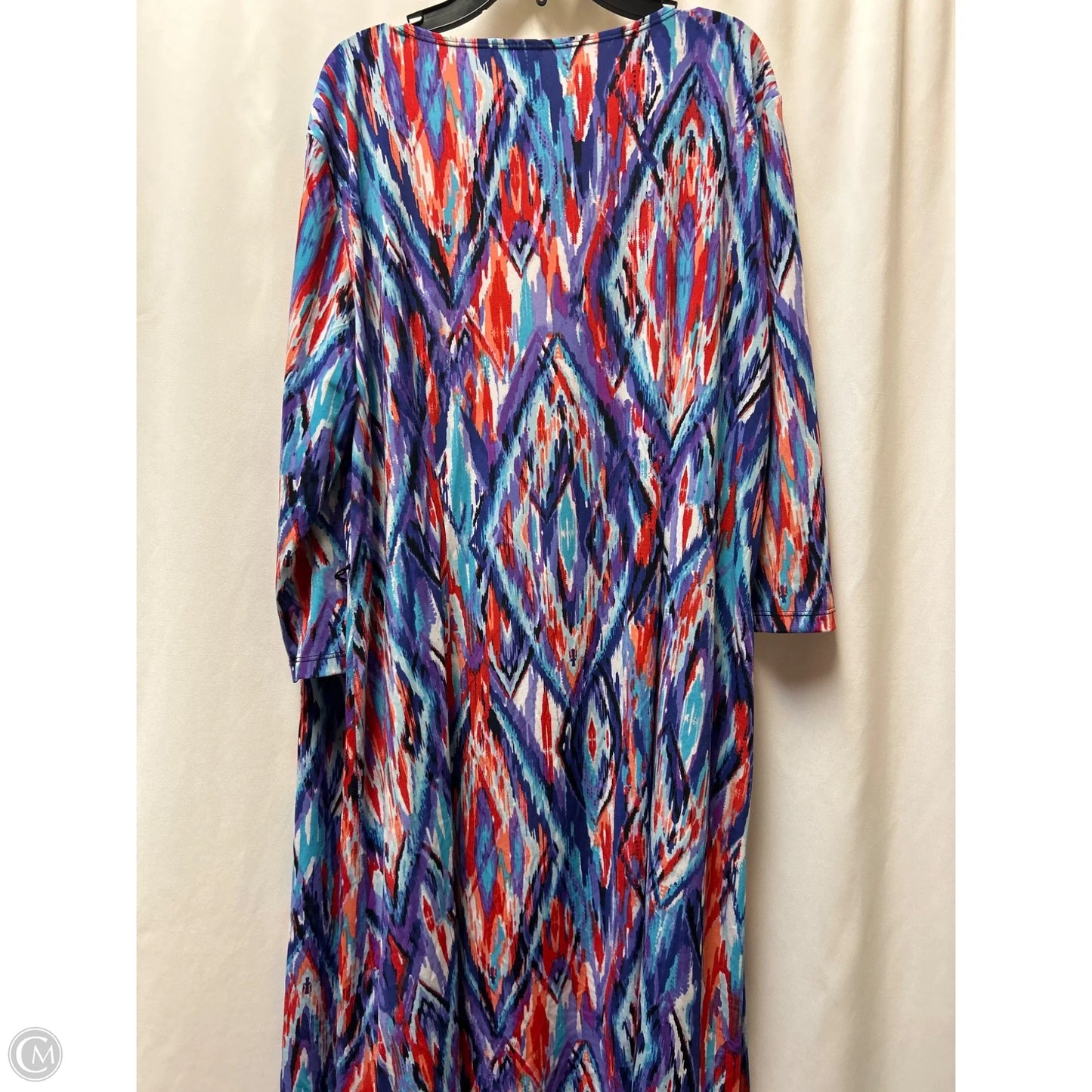 Dress Casual Midi By Emma And Michele In Blue, Size: Xl