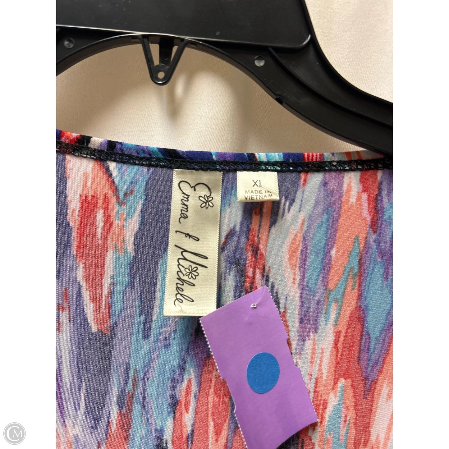 Dress Casual Midi By Emma And Michele In Blue, Size: Xl