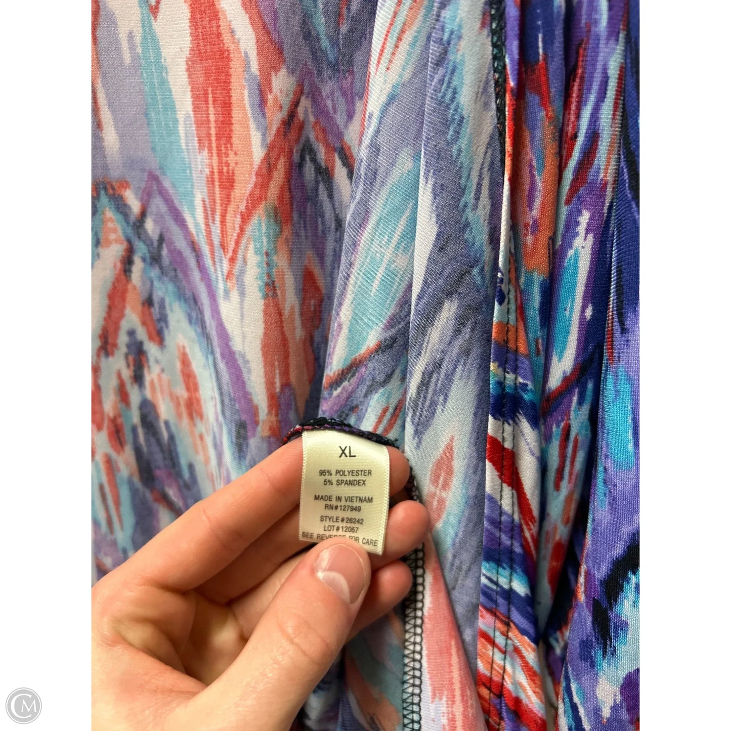 Dress Casual Midi By Emma And Michele In Blue, Size: Xl