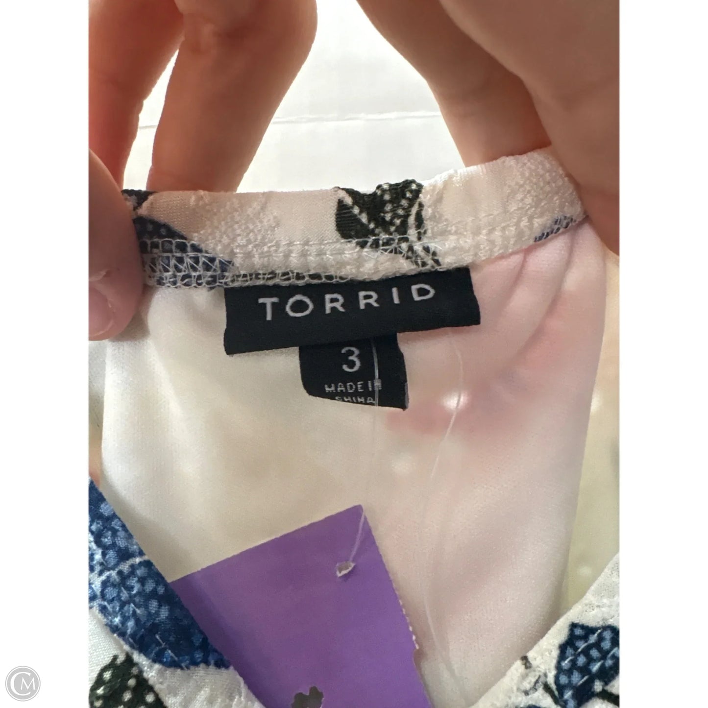 Top Sleeveless By Torrid In White, Size: 3x
