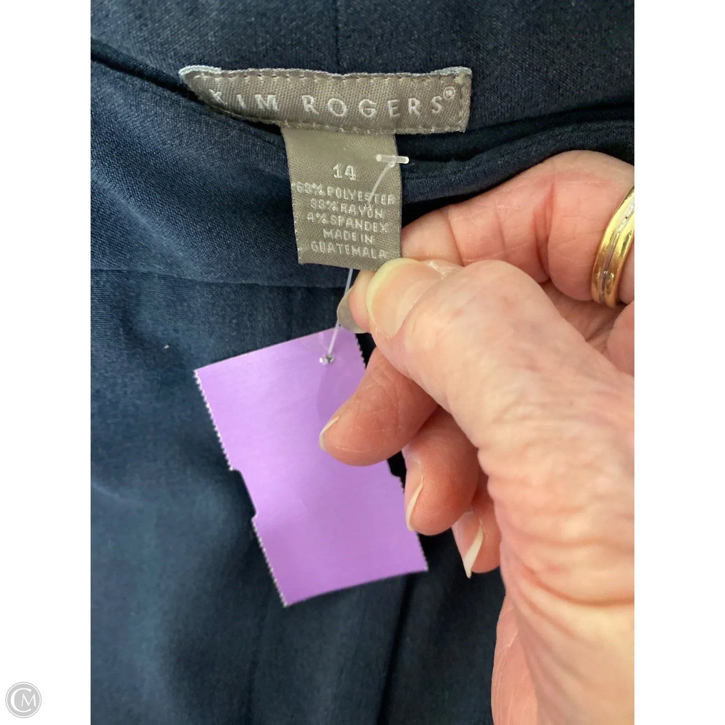 Pants Dress By Kim Rogers In Blue, Size: 14