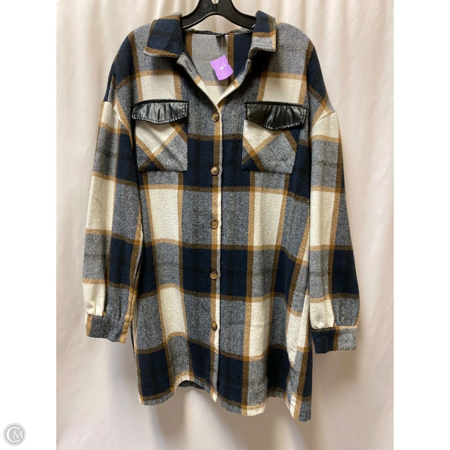 Jacket Other By Shein In Blue, Size: L