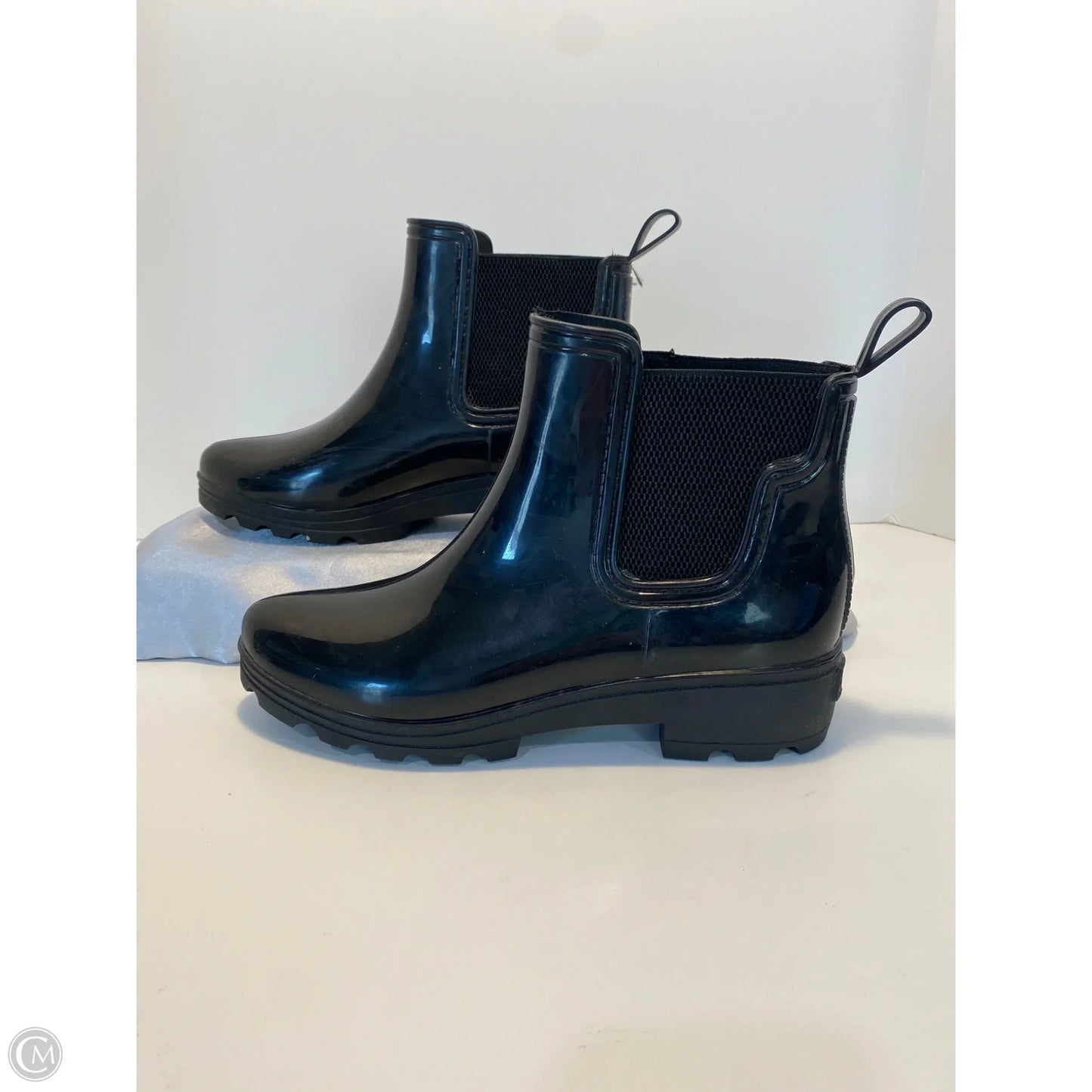 Boots Rain By Clothes Mentor In Black, Size: 10