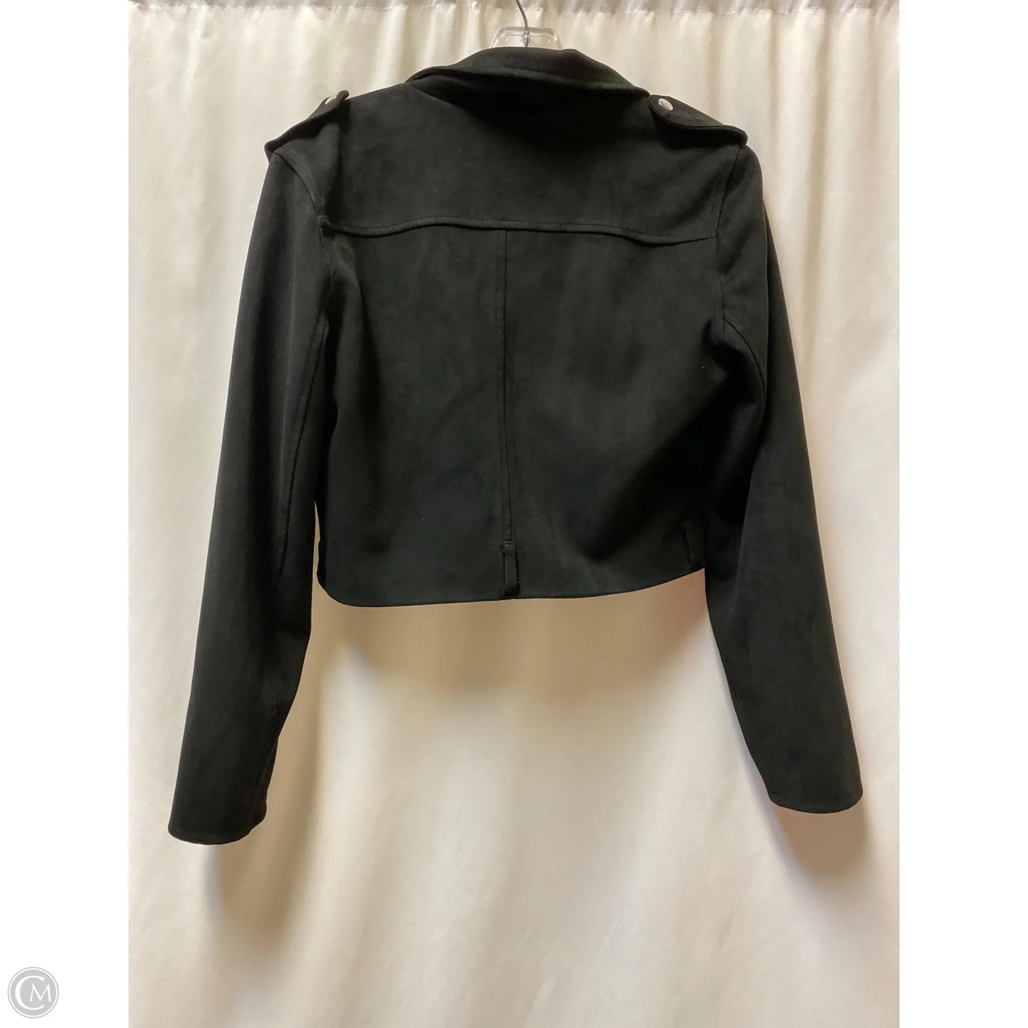 Jacket Moto By Forever 21 In Black, Size: M