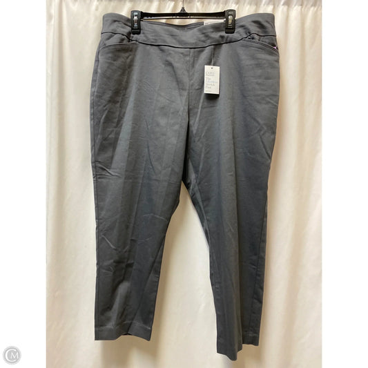 Pants Dress By Croft And Barrow In Grey, Size: 20