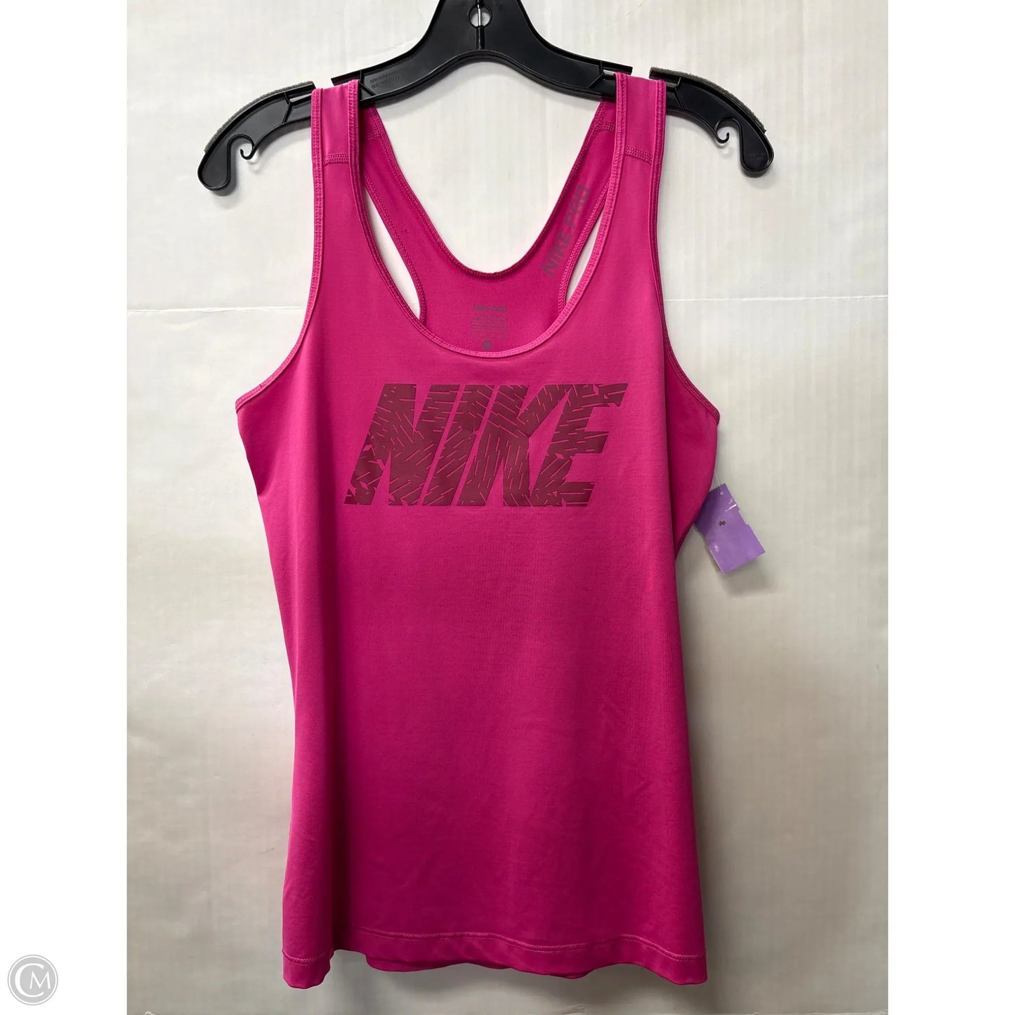 Athletic Tank Top By Nike In Pink, Size: M
