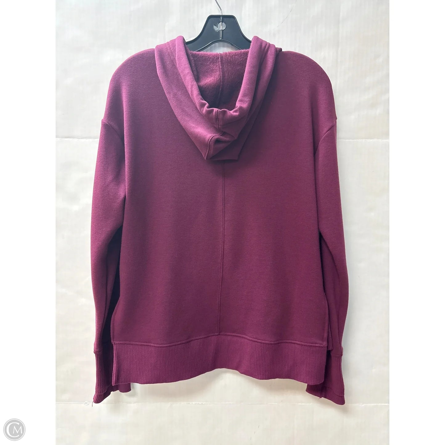 Sweatshirt Hoodie By Avia In Maroon, Size: Xs