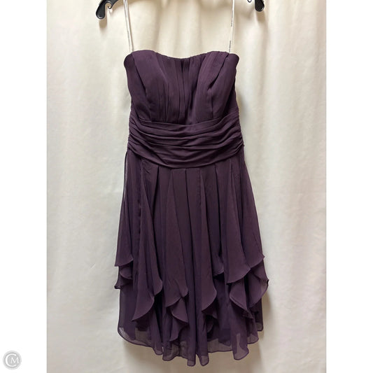 Dress Party Midi By Clothes Mentor In Purple, Size: S