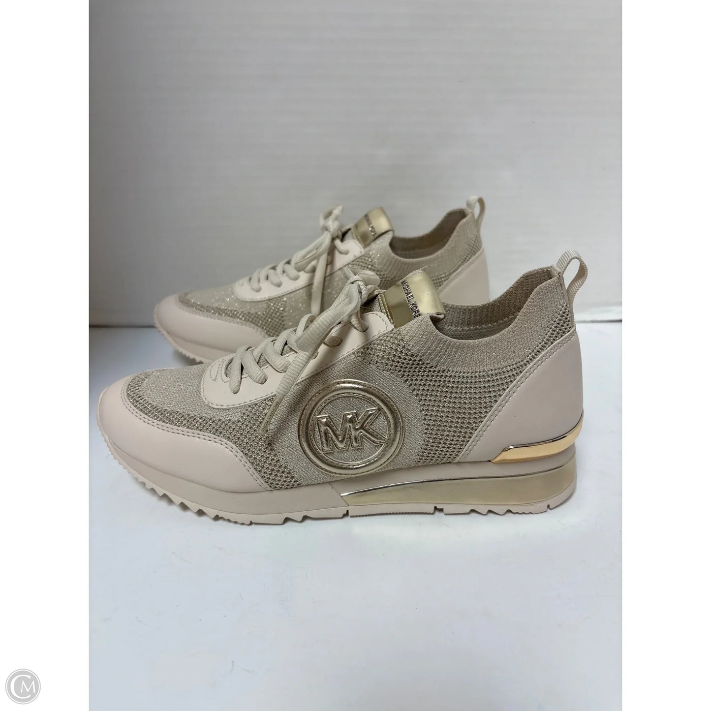 Shoes Athletic By Michael By Michael Kors In Tan, Size: 9
