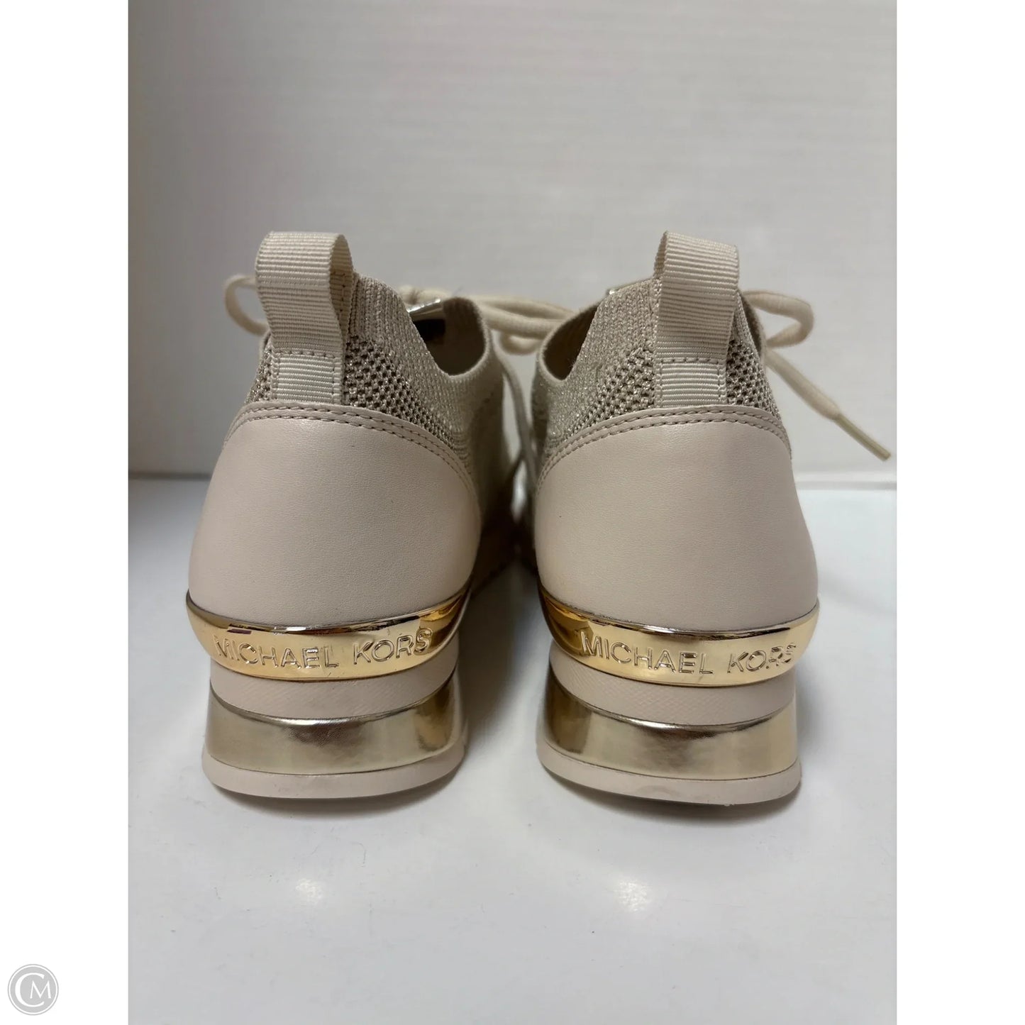 Shoes Athletic By Michael By Michael Kors In Tan, Size: 9