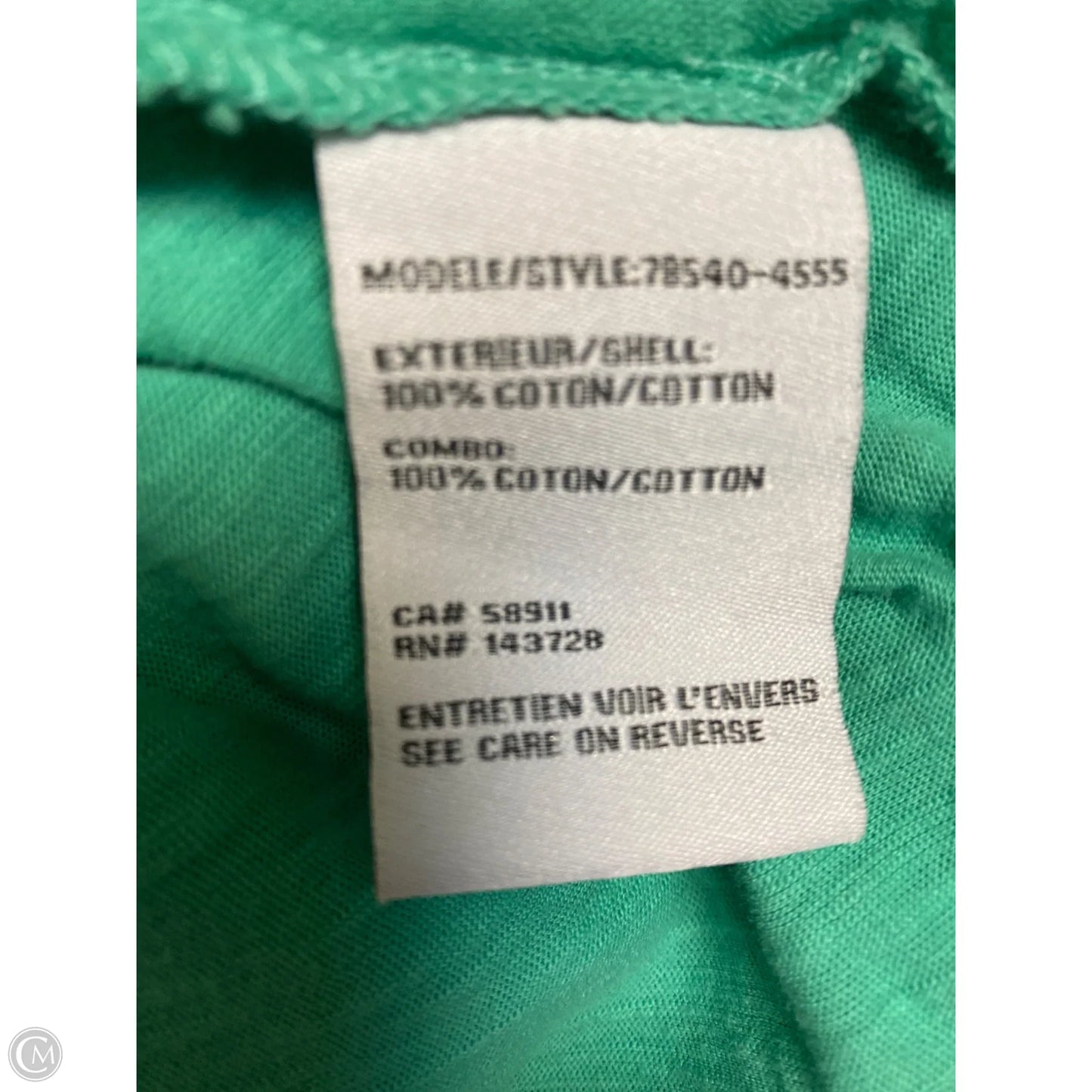 Top Short Sleeve By Clothes Mentor In Green, Size: Sp