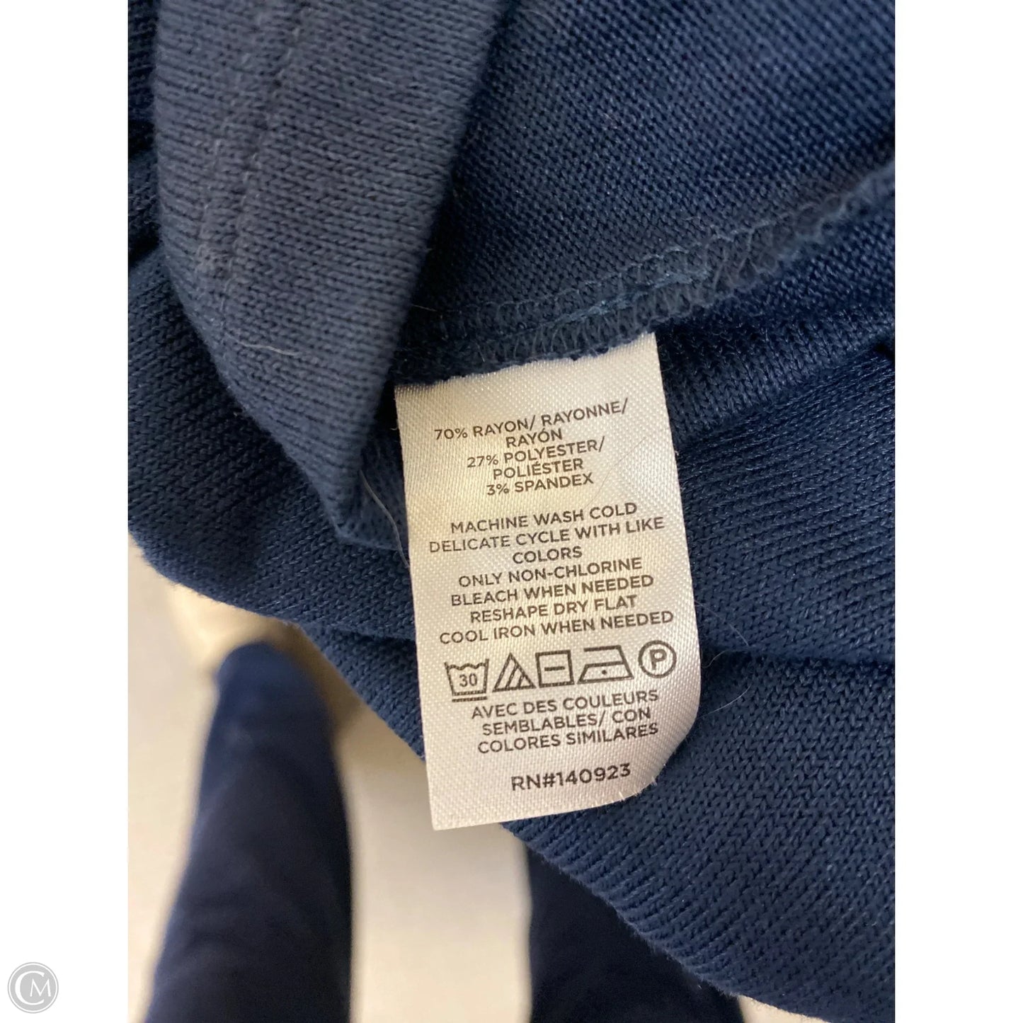 Top Long Sleeve By Loft In Navy, Size: Xxl