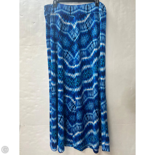Skirt Maxi By New Directions In Blue, Size: L