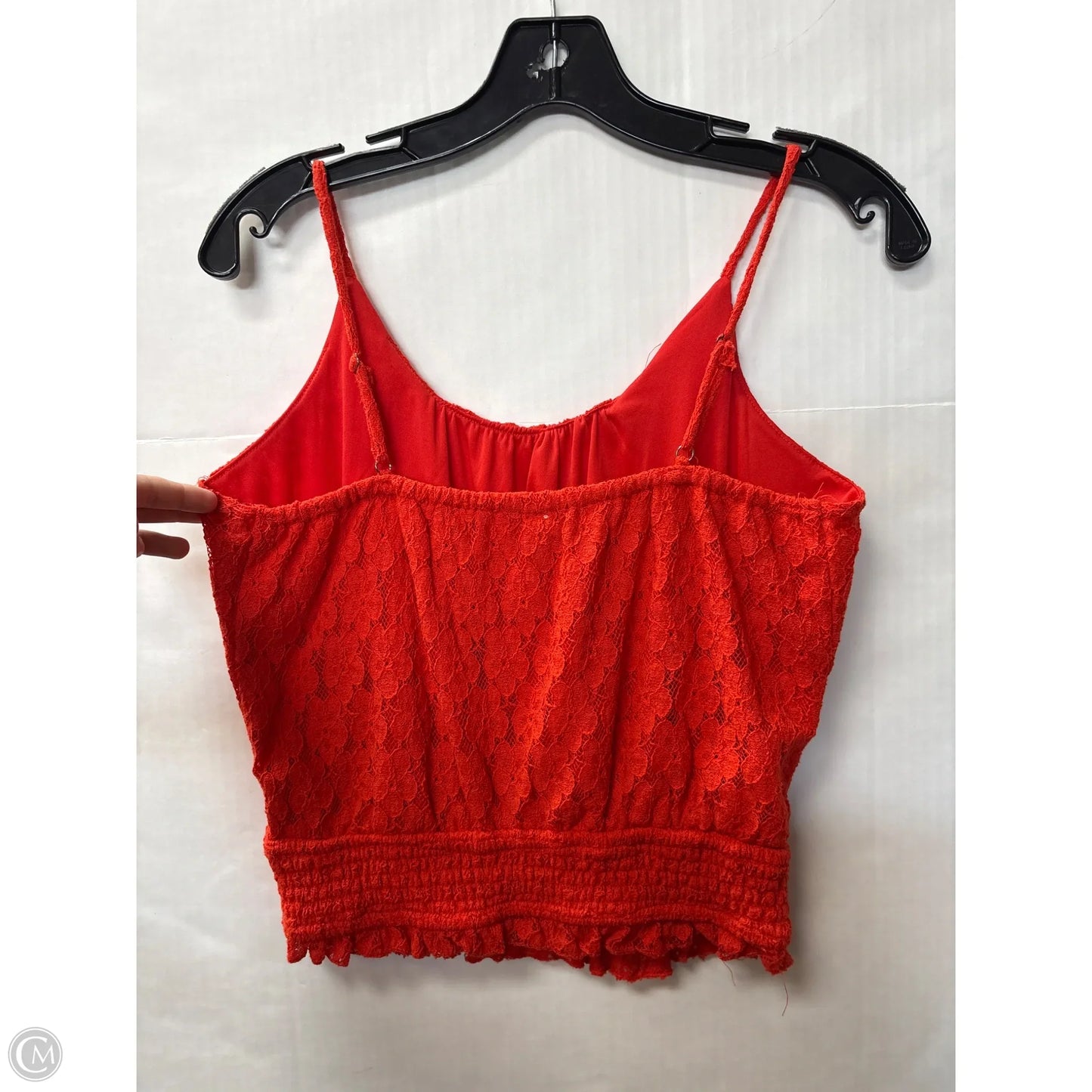Top Sleeveless By Clothes Mentor In Orange, Size: S