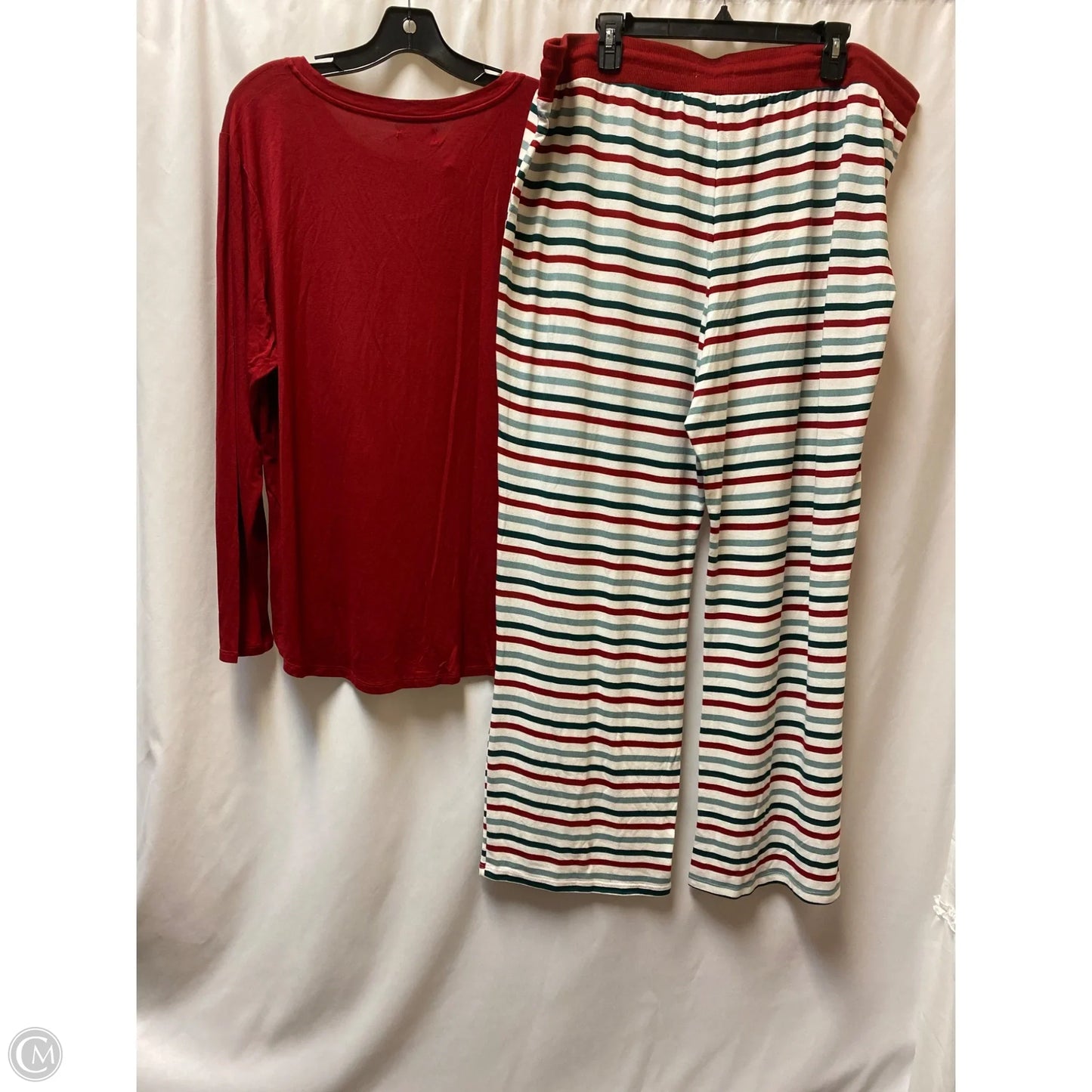 Pajamas 2pc By Maurices In Red, Size: 2x