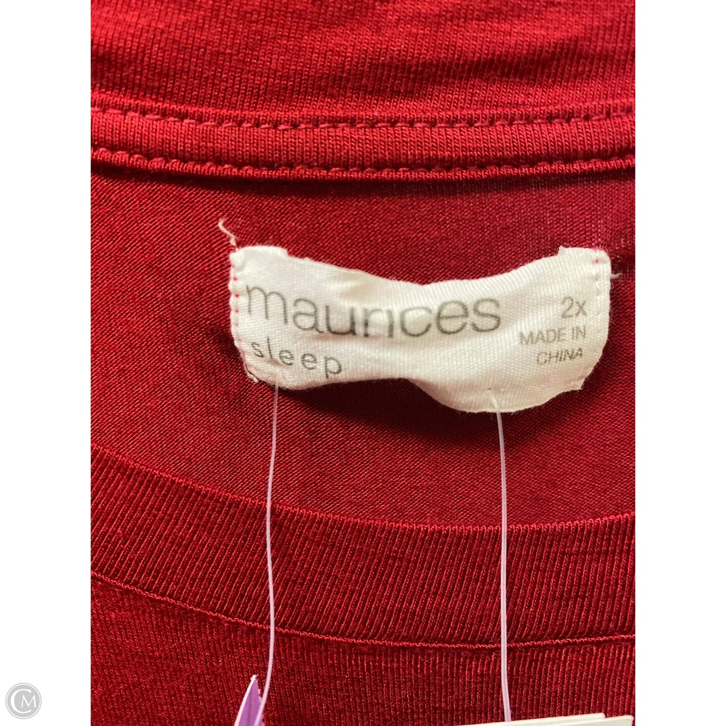 Pajamas 2pc By Maurices In Red, Size: 2x