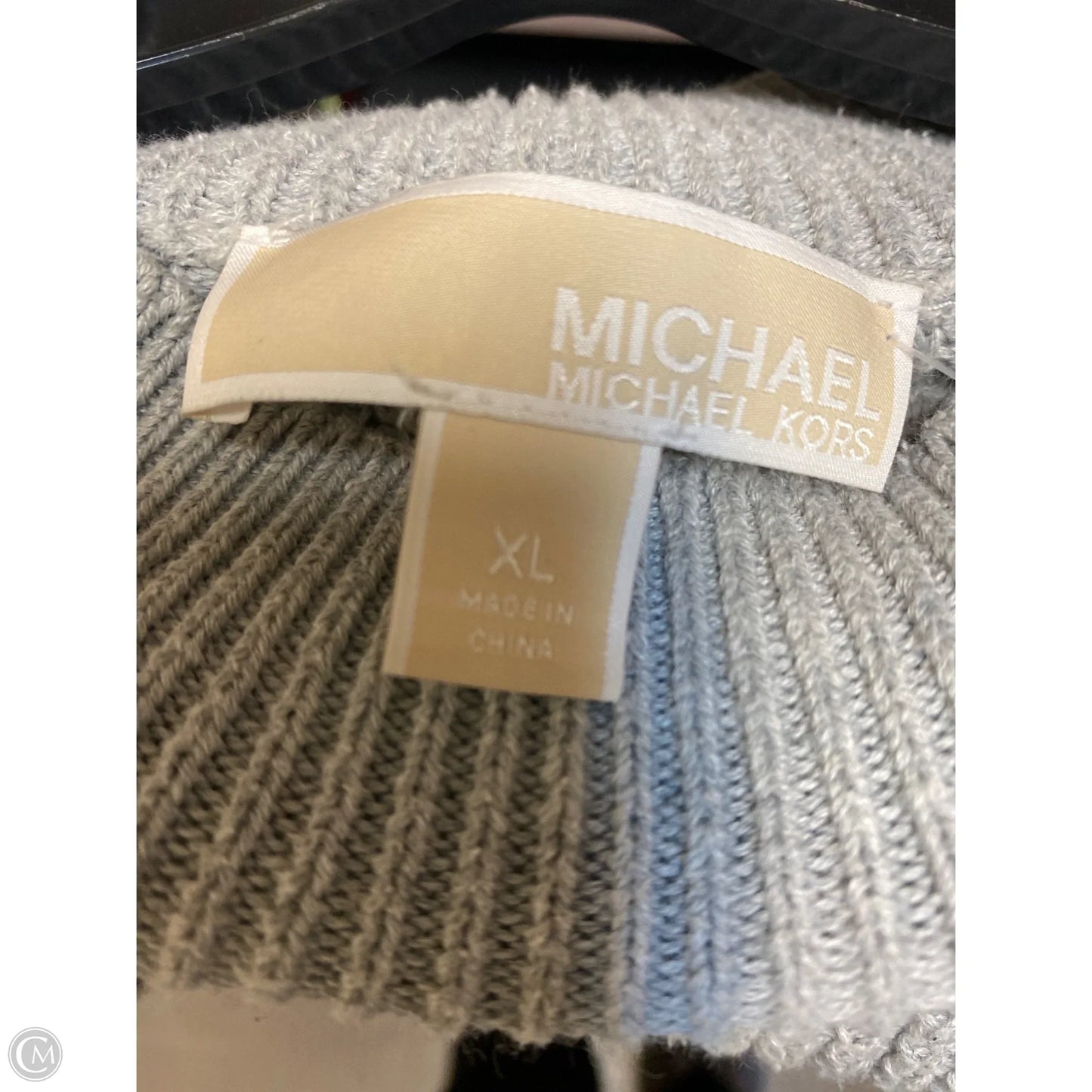 Sweater By Michael By Michael Kors In Grey, Size: Xl