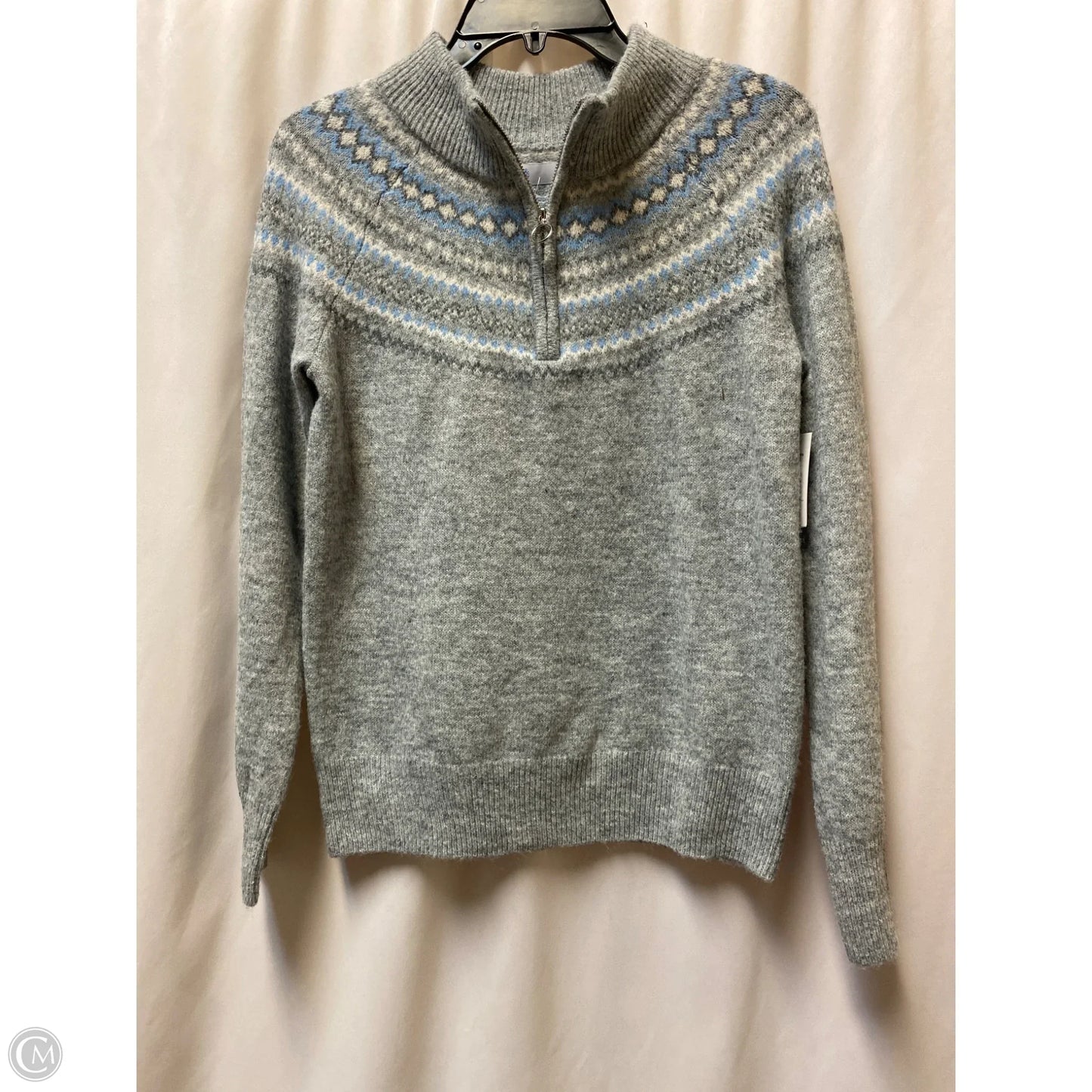 Sweater By Croft And Barrow In Grey, Size: S
