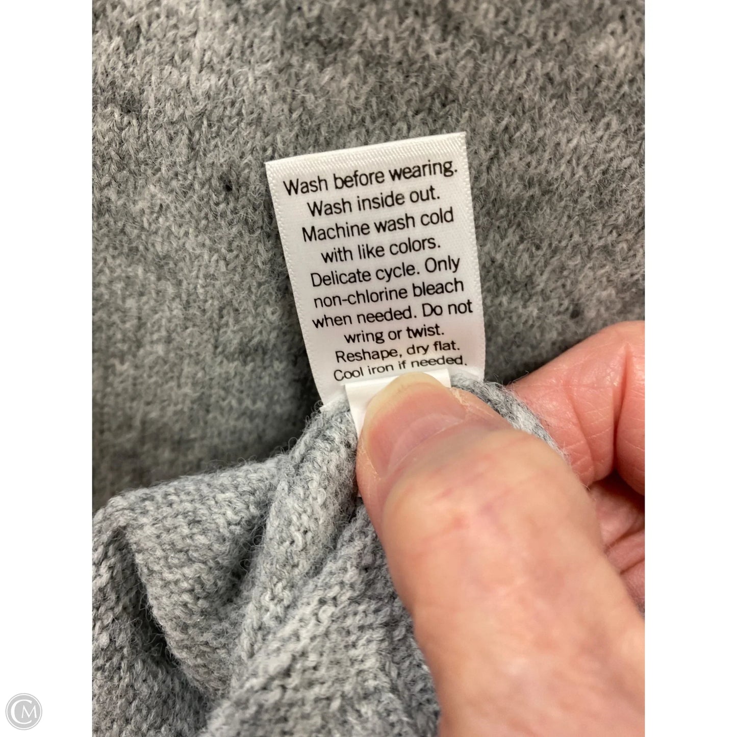 Sweater By Croft And Barrow In Grey, Size: S