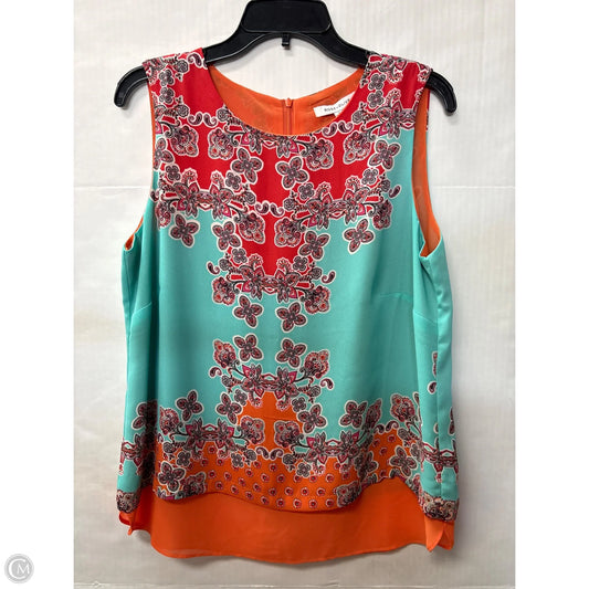 Top Sleeveless By Rose And Olive In Orange, Size: L