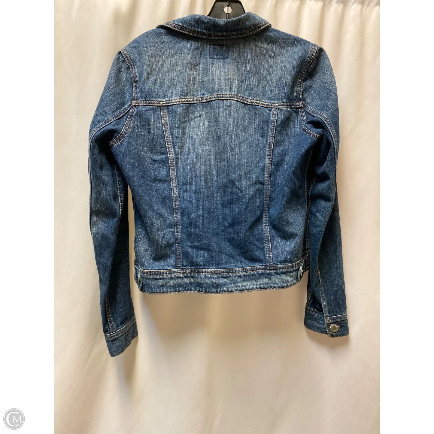 Jacket Denim By American Eagle In Blue Denim, Size: M