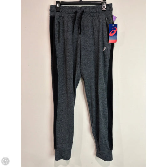 Athletic Pants By Asics In Grey, Size: M