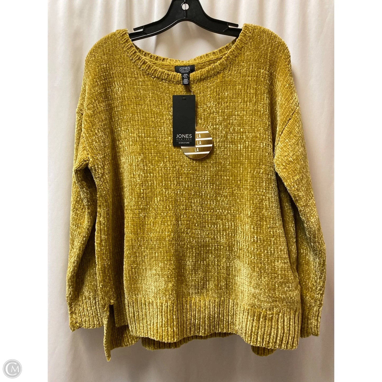 Sweater By Jones New York In Yellow, Size: Xl