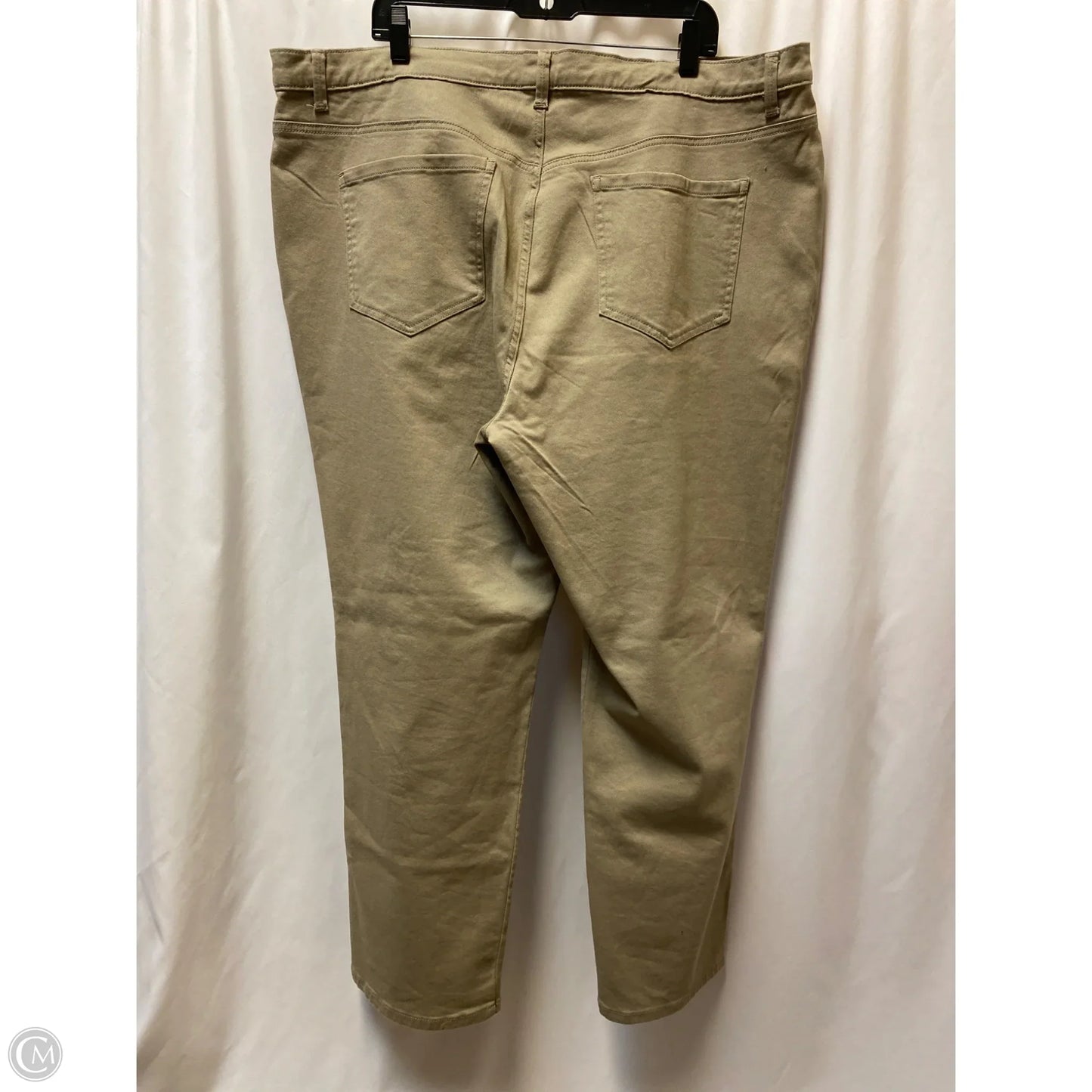 Pants Lounge By Gloria Vanderbilt In Beige, Size: 22