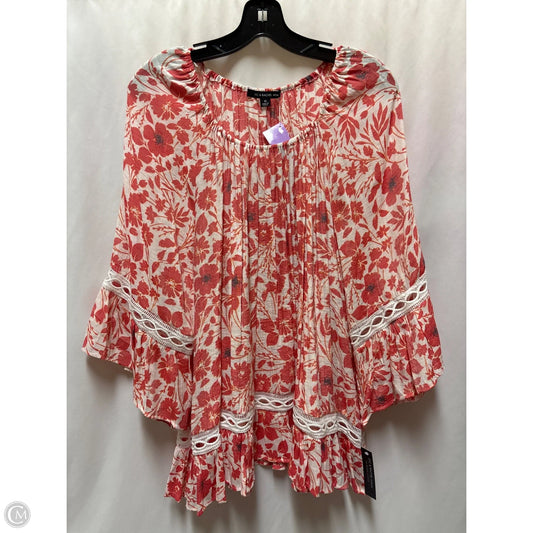 Top 3/4 Sleeve By Zac And Rachel In Pink, Size: 3x