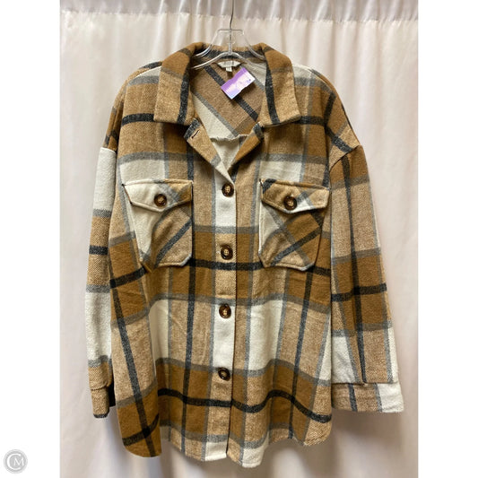 Jacket Other By Clothes Mentor In Brown, Size: 2x