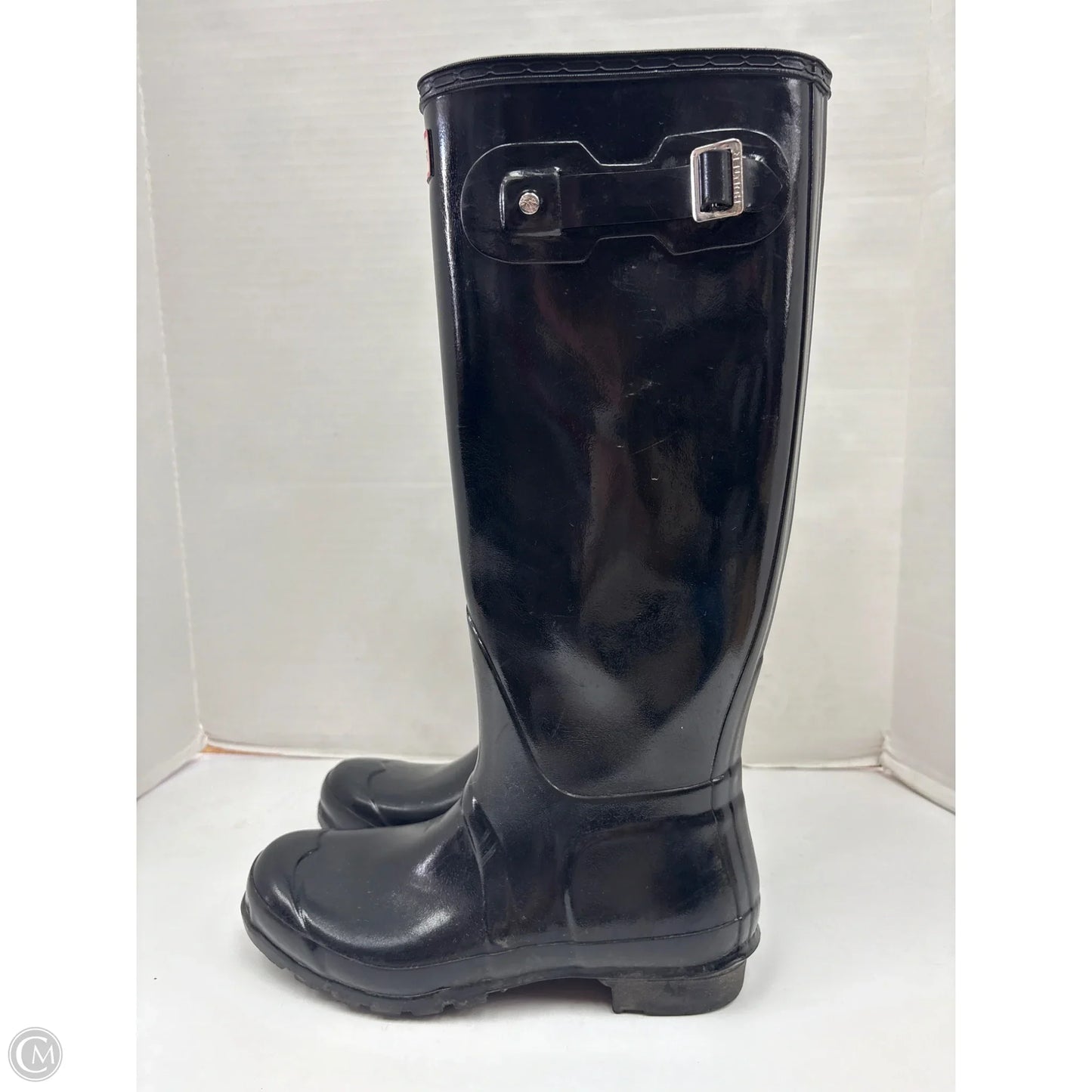 Boots Rain By Hunter In Black, Size: 9.5