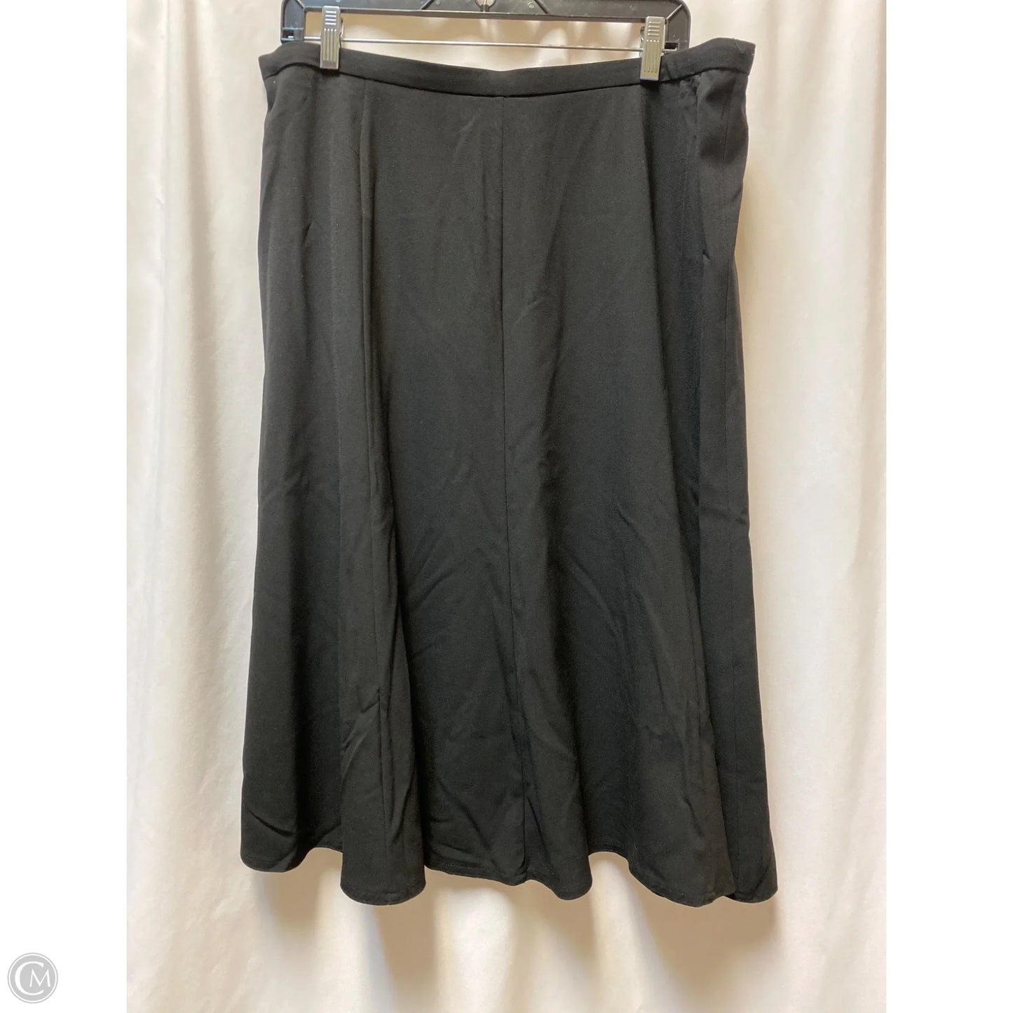 Skirt Midi By Kim Rogers In Black, Size: 16