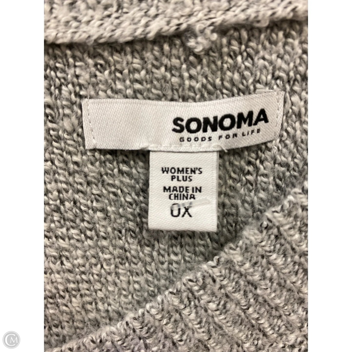 Sweater By Sonoma In Grey, Size: Xl